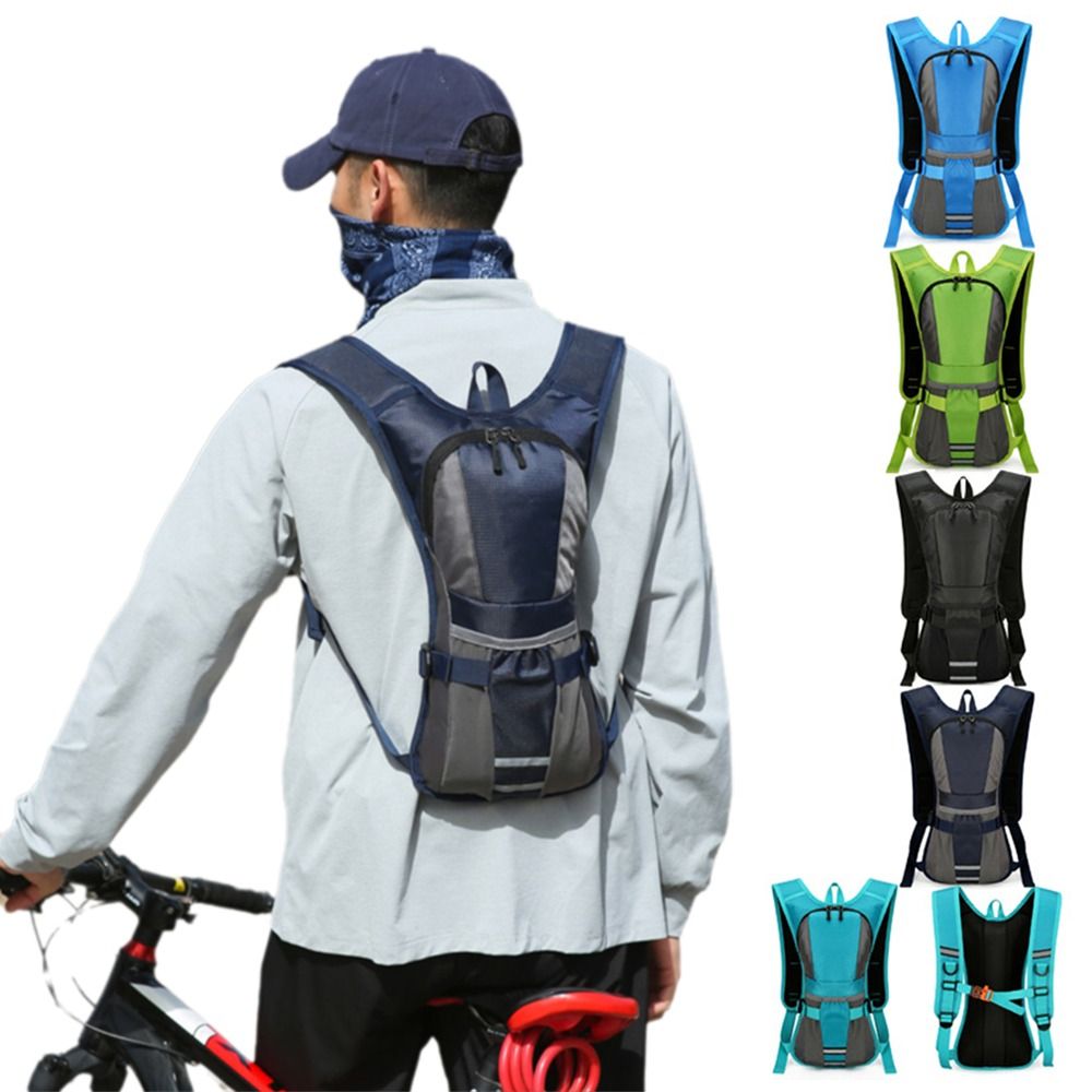 Reflective Vest Cycling - 超軽量防水ポリエステル製ランニングウォーターボトル収納ベスト、通気性反射ランニングベスト、アウトドア用サイクリングベスト