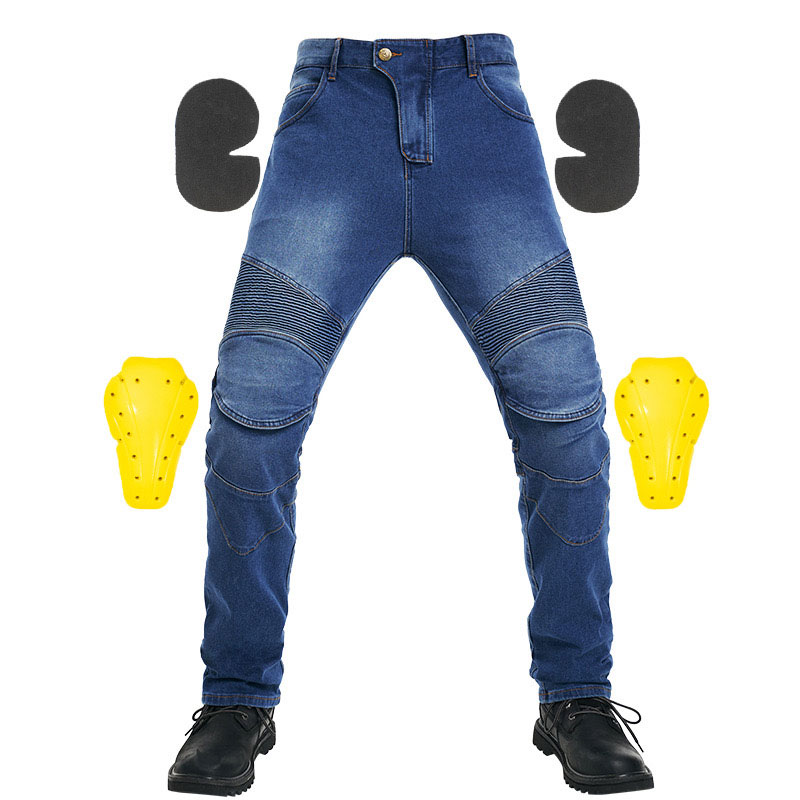 Cycling Commuter Trousers - 男性用新作サイクリングパンツ、夏用バイクパンツ、バイク用、転倒防止ライダー装備、四季対応の伸縮性デニムレーシングパンツ