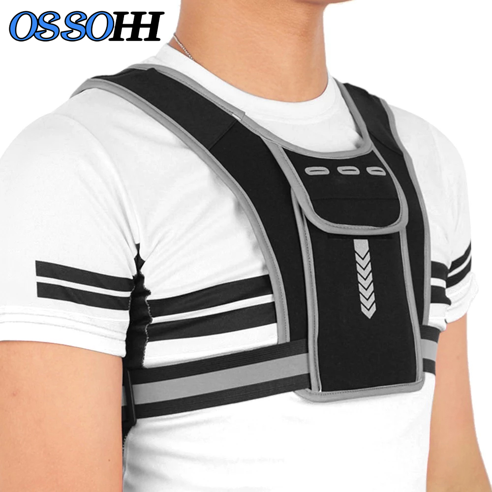 1 個の反射ランニングベスト、通気性のある軽量ランニングベス - Reflective Vest Cycling のレビューと価格