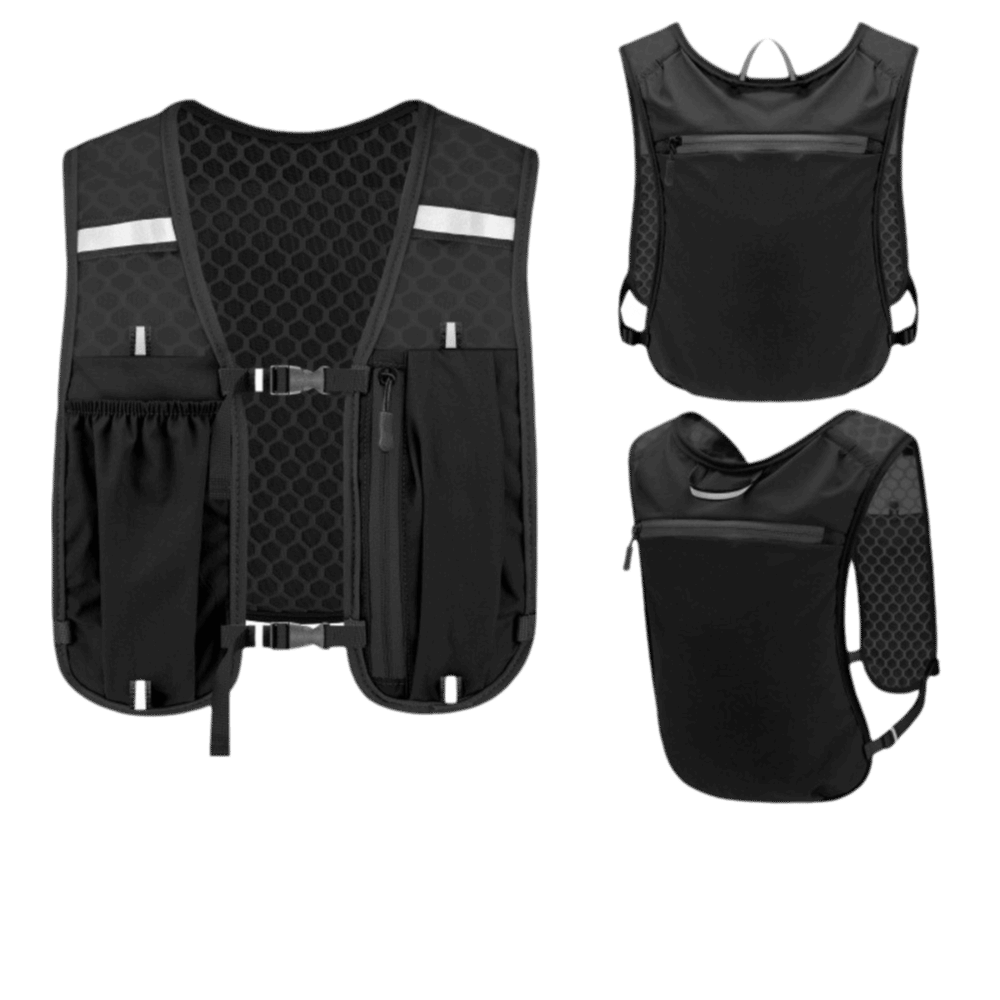 防水ナイロン製ランニングウォーターボトル収納ベスト、軽量、携 - Reflective Vest Cycling のレビューと価格