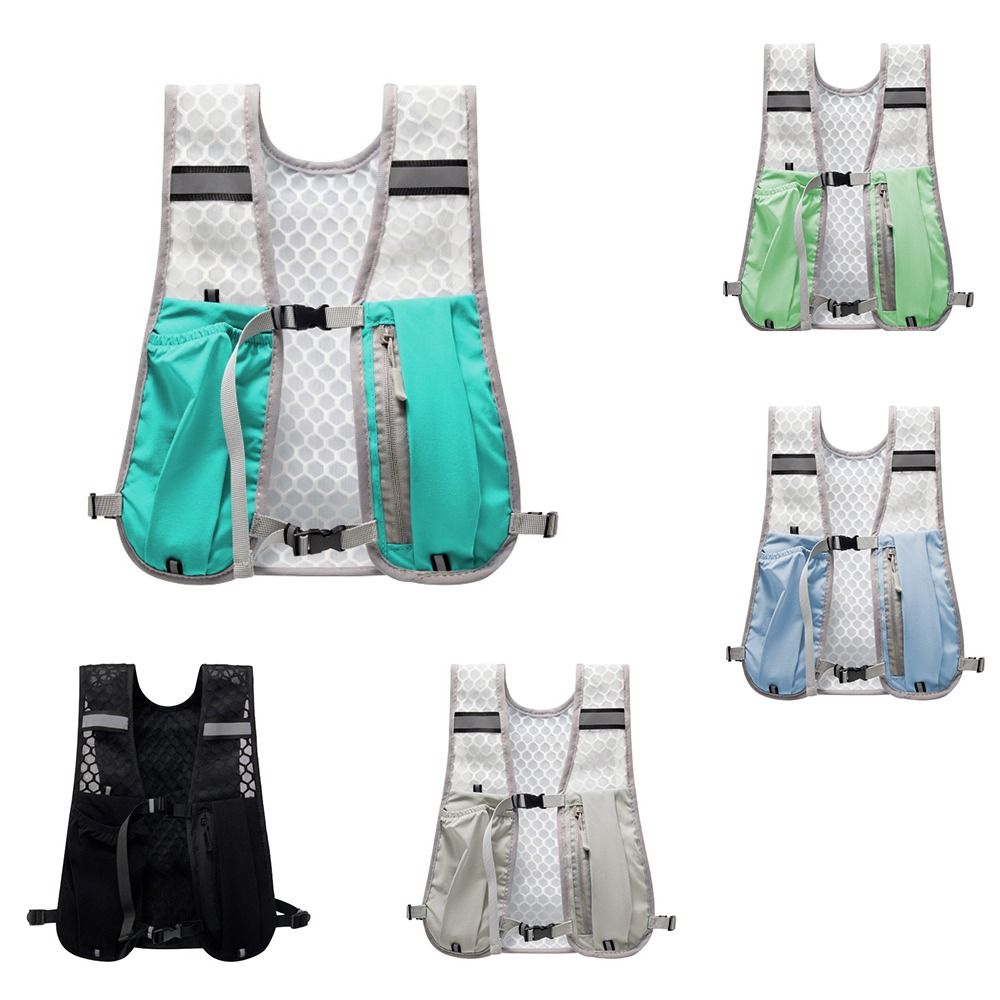 防水ナイロン製ランニングウォーターボトル収納ベスト、軽量、携 - Reflective Vest Cycling のレビューと価格