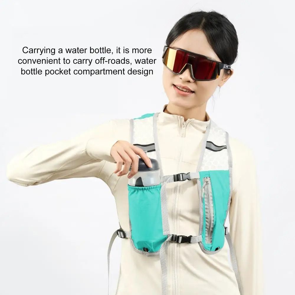 防水ナイロン製ランニングウォーターボトル収納ベスト、軽量、携 - Reflective Vest Cycling のレビューと価格