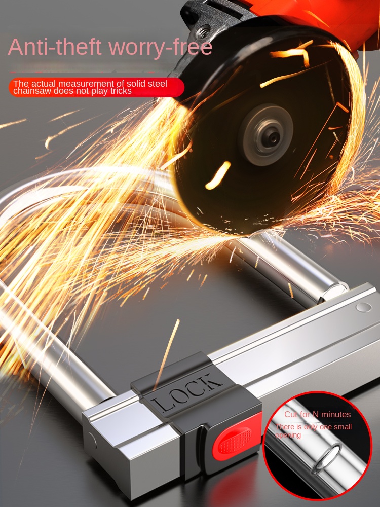 ガラスドアu字型パスワードロック店、両開きドアオフィス機械、 - U Lock Heavy Duty のレビューと価格