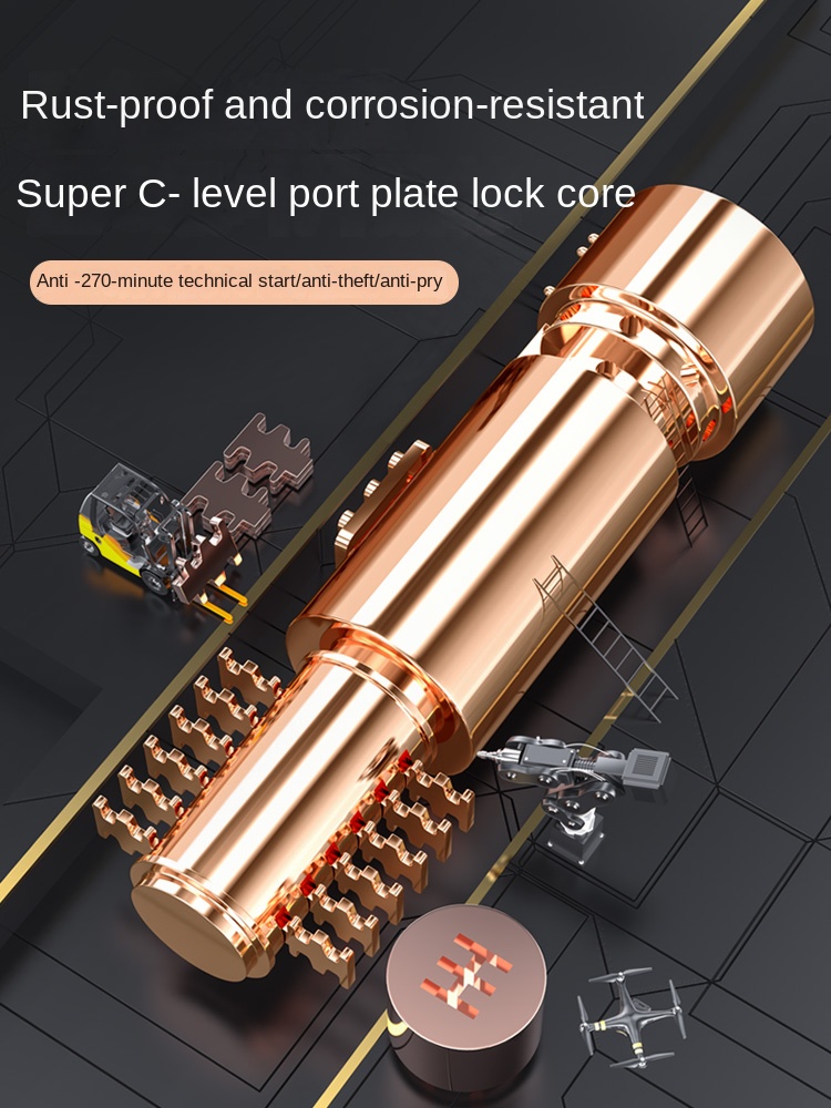 ガラスドアu字型パスワードロック店、両開きドアオフィス機械、 - U Lock Heavy Duty のレビューと価格