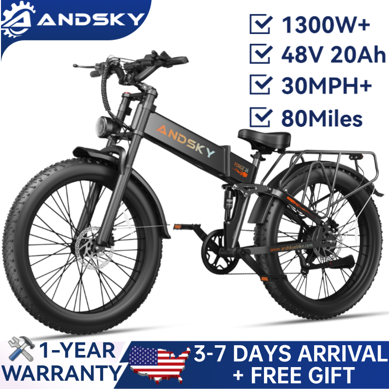 ANDSKY Forge 26 折りたたみ式電動自転車 13 - Commuting On Mountain Bike のレビューと価格