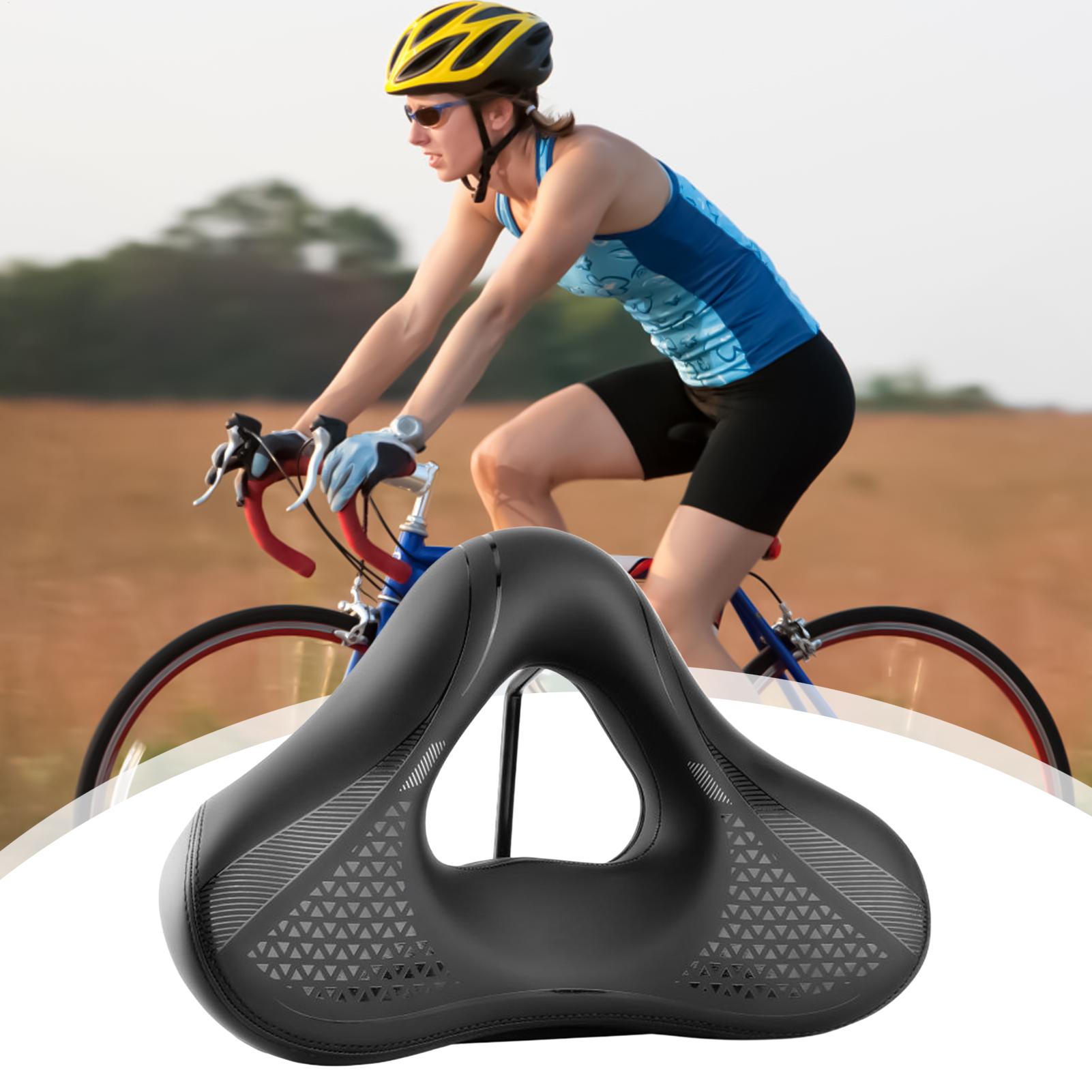 サイクルシートクッション 快適な滑り止めサドル 中空サイクリ - Cycling Commute Distance のレビューと価格