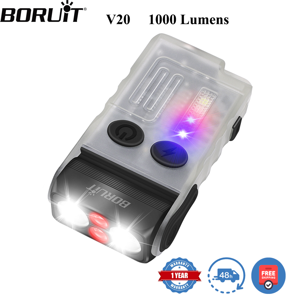 BORUiT V20 蛍光ブザー EDC LEDキーチェーン - Cycling To Work のレビューと価格