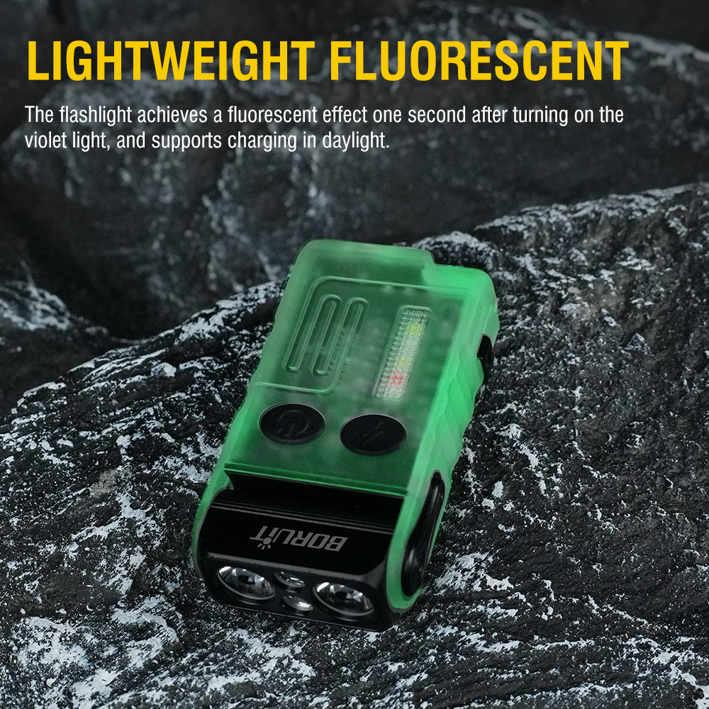 BORUiT V20 蛍光ブザー EDC LEDキーチェーン - Cycling To Work のレビューと価格