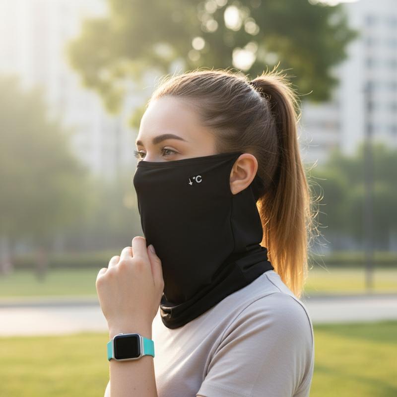 アイスシルクフェイスカバー ネックプロテクション付き UVカ - Cycling To Work のレビューと価格