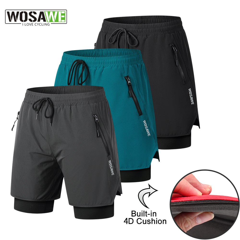 WOSAWE MTB ショーツ夏男性サイクリングショーツ 2 - Cycling Commuter Trousers のレビューと価格