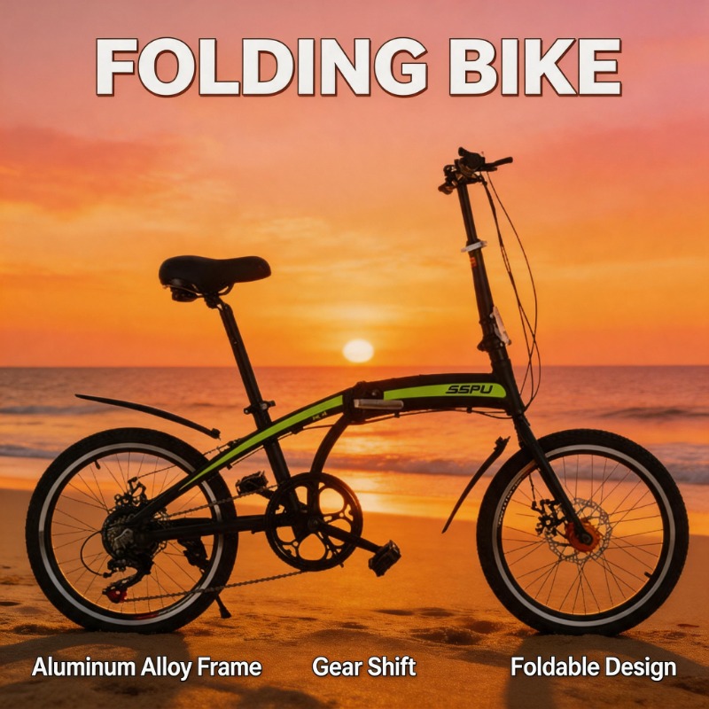 折りたたみ自転車 超軽量デザイン シティトラベル用自転車 ポ - Commuter Biking のレビューと価格