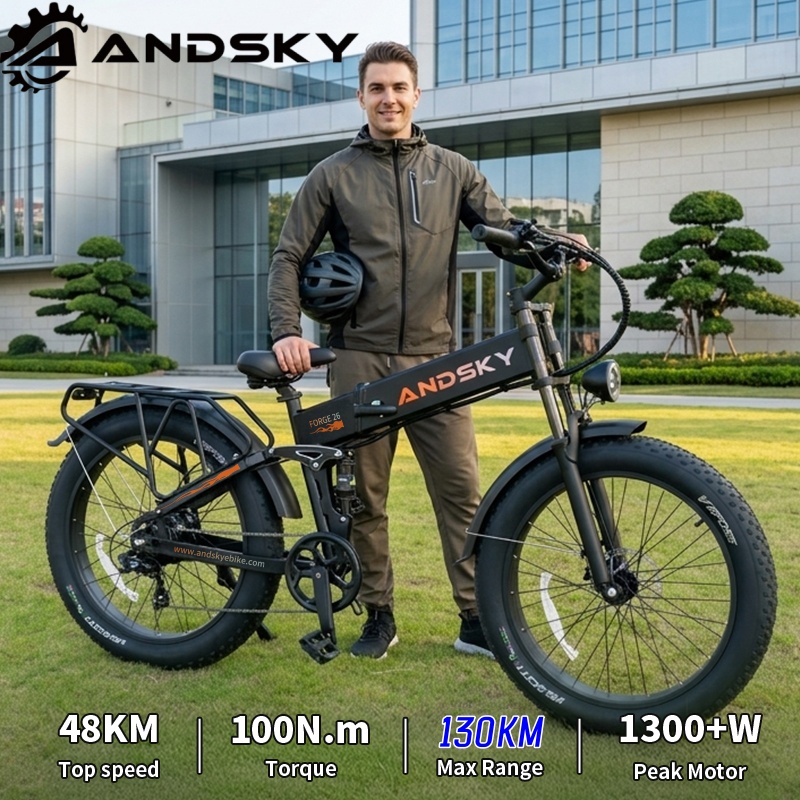 ANDSKY Forge 26 フルサスペンション折りたたみ - Commuting On Mountain Bike のレビューと価格