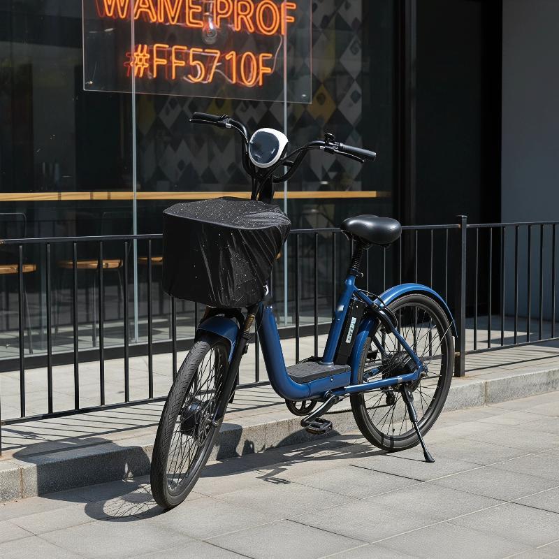 防水バイクバスケットライナーレインカバー、ユニバーサルサイズ - Cycling Commute In Rain のレビューと価格